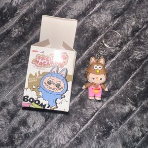 Exciting Macaron Labubu- Mini Keychain